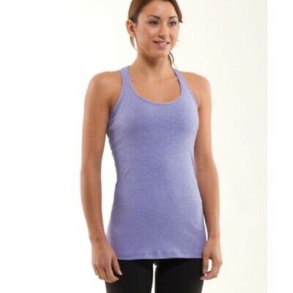 Lululemon Athletica Cool Racerback Heathered Persian Purple